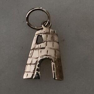 14k Gold St. Croix Sugar Mill Charm Pendant